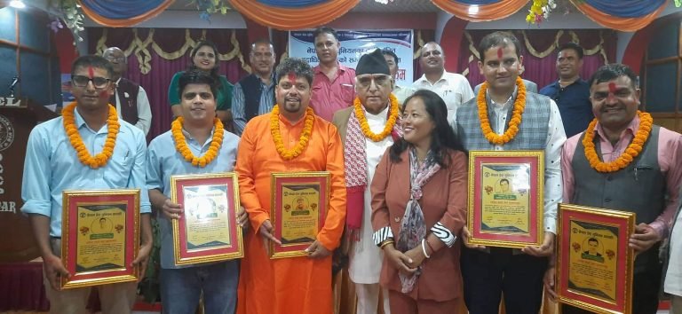 प्रेस युनियनका पदाधिकारीको पोखरामा सम्मान