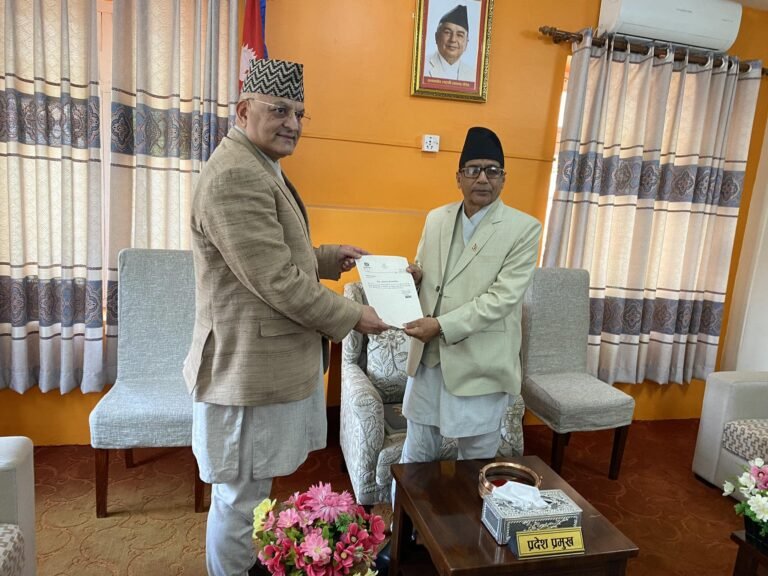 गण्डकी प्रदेशका मुख्यमन्त्री सुरेन्द्रराज पाण्डेले दिए पदबाट राजीनामा