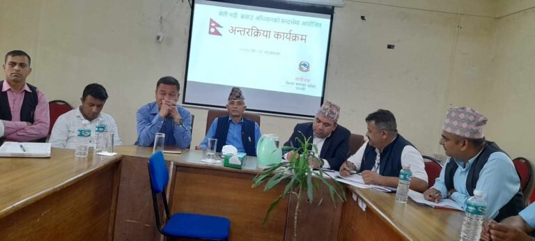 सेती नदी माथी जथाभाबी दोहन हुँदा समग्र गण्डकी प्रदेशको जनजिबन नै प्रभावित भएकोमा चिन्ता ब्यक्त
